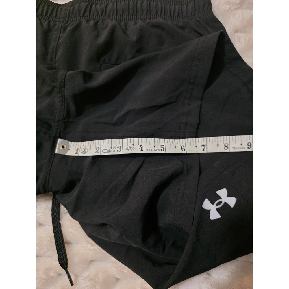 Under Armour Mens Black Athletic Training Shorts Large 7 Inseam Pockets - Picture 7 of 7
